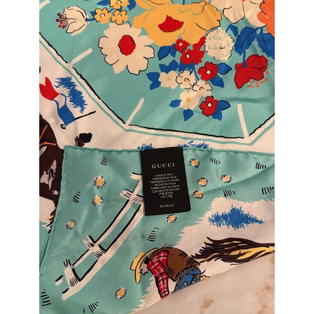 Gucci Rodeo Cowboy Scarf - Picture 3 of 8